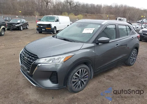 2022 Nissan Kicks Sv Xtronic Cvt from USA, damaged, VIN 3N1CP5CV9NL496118